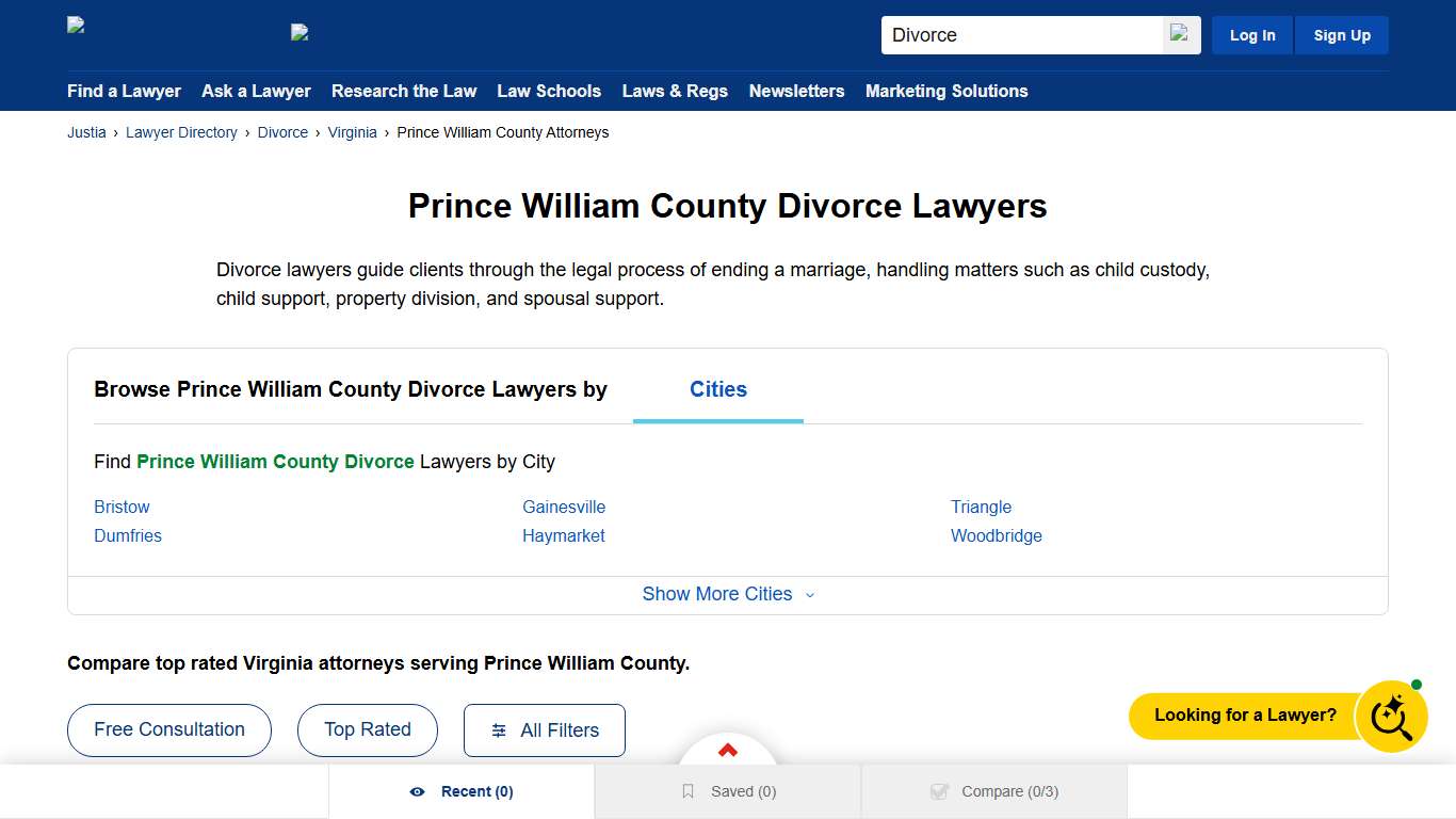 Best Divorce Lawyers in Prince William County, VA Justia Lawyer Directory