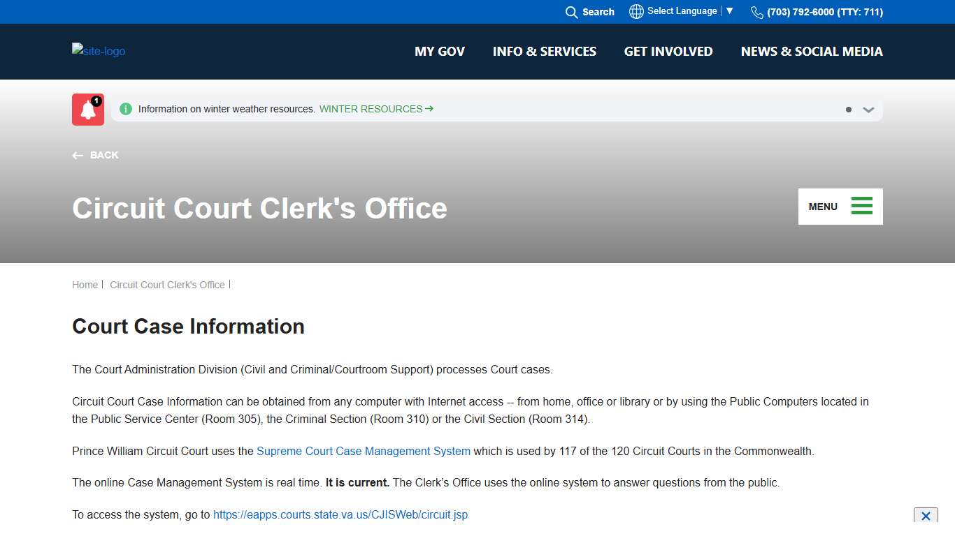 Court Case Information